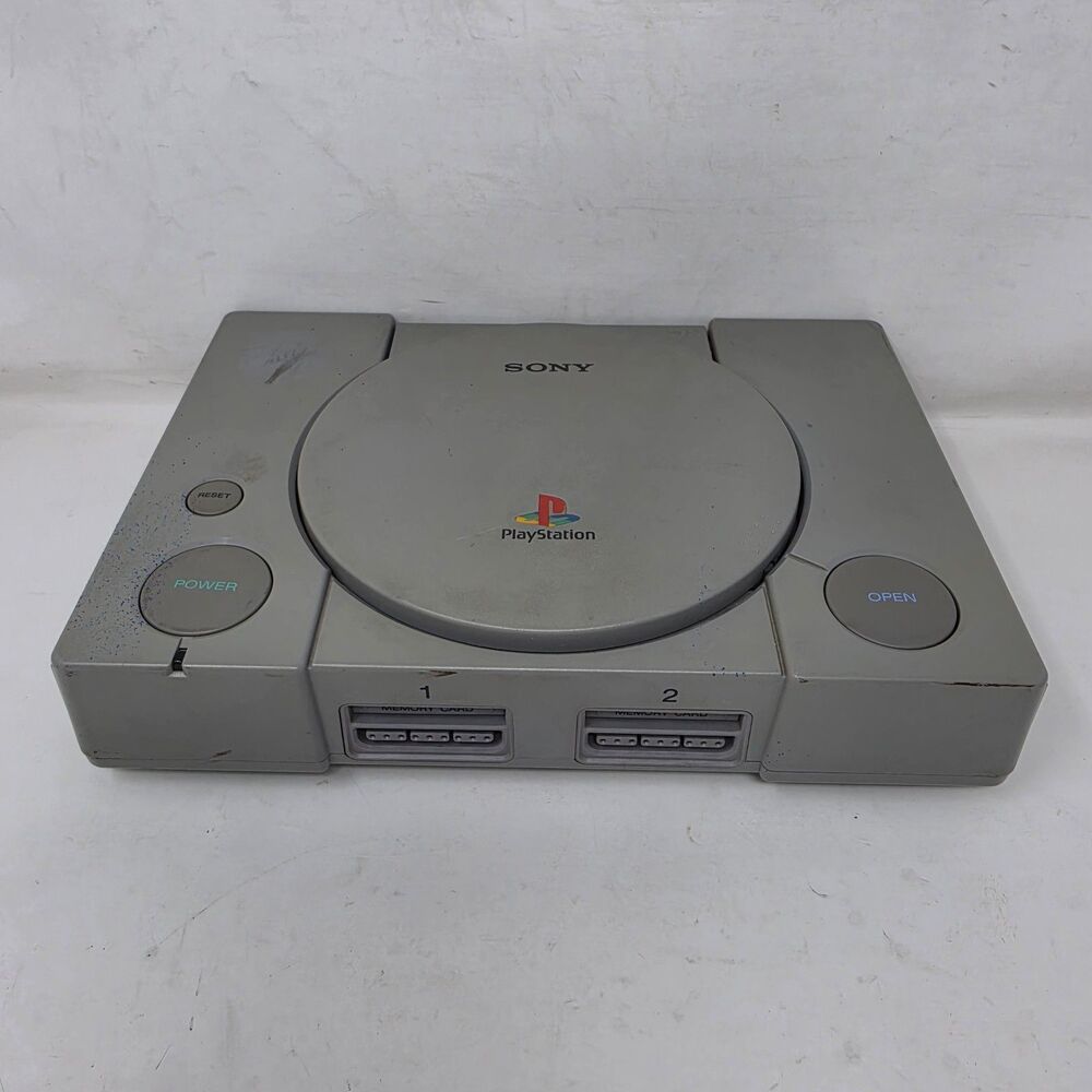Sony Playstation 1 PS1 SCPH-5501 Console ONLY for Parts Only or Repair POWERS ON